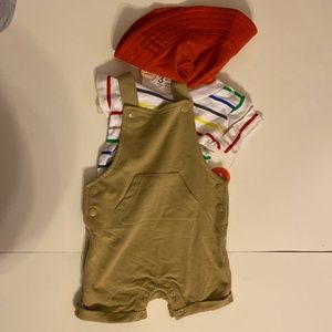 Baby 3 piece overall set